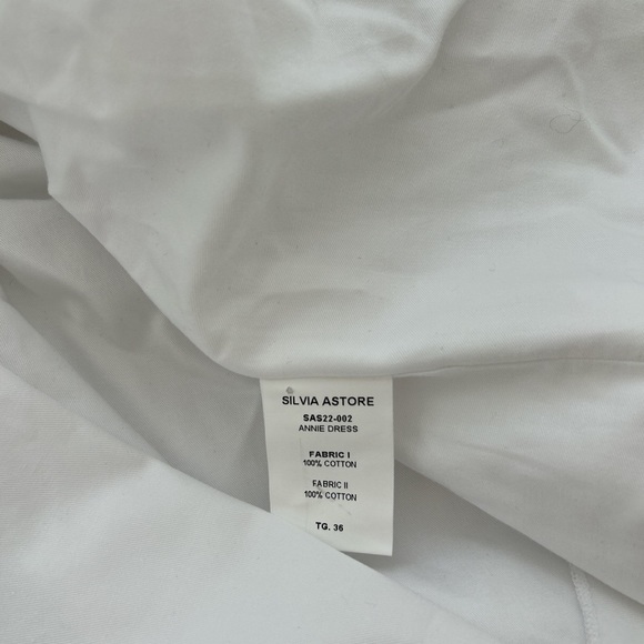 NWT Silvia Astore Annie dress in white - Picture 9 of 10